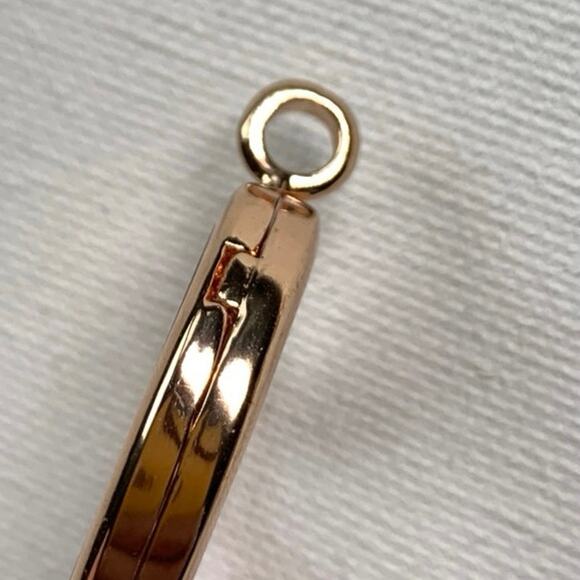 Lot of 18 Pc Heart-Shaped Rose Gold Floating Lockets/Pendants Jewelry Supplies - Picture 2 of 7